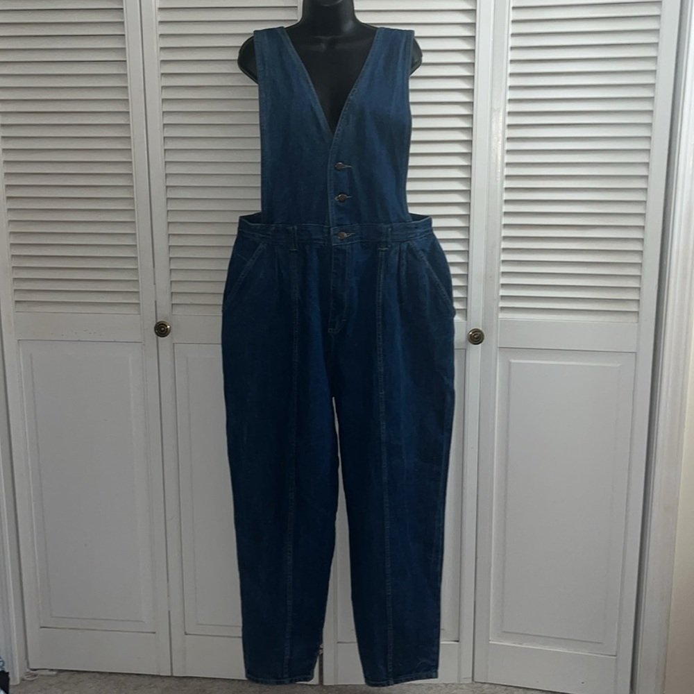 Vintage Baccini Women's plus size Jumpsuit Denim overalls 90’s Y2K